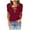 Red summer tops for women, variant on USSUMA Summer Tops for Women Trendy Sexy Cut Out Short Sleeve Dressy Shirts Blouses V Neck Women's Tops Summer 2022 Solid Color Hollow Out Casual Tshirts Tunic Plus