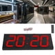 thumbnail image 4 of Reloj Colgante LED, Brillo Estable Del Panel De Vidrio De Plexiglás De Relojes Electrónicos Digitales Para Subterráneos, 4 of 8