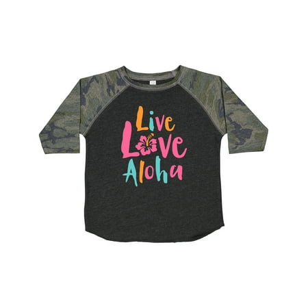 

Inktastic Live Love Aloha Gift Toddler Boy or Toddler Girl T-Shirt