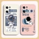 thumbnail image 5 of Funda para OPPO FIND X6 X3 REALME X7 X50 RENO 2 4Z 4 6 Lite 5Z 5F 4G 5G PRO Funda de silicona líquida divertido astronauta paseo espacial, 5 of 5