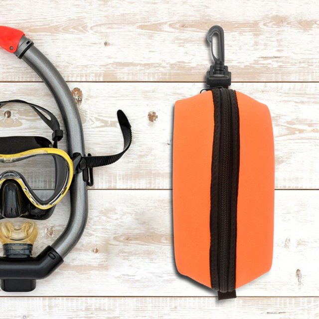 Bolsa para Máscara de Buceo Shamjiam Estuche para Dispositivos de Buceo Naranja
