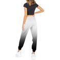 thumbnail image 3 of pxiakgy women pocket trouser sweatpants printed comfy high waisted workout casual joggers pants black + l, 3 of 8