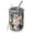 Pioneer Flower-1, variant on 12oz Coffee Tumblers Pioneer Flower Stainless Steel Vacuum Insulated Travel Tumbler Coffee Cups Mug with Lid and Straw with Cleaning Brush for Cold & Hot Drinks