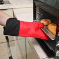 thumbnail image 5 of Guantes para Horno, Silicona Resistente al Calor Guantes para Horno Antideslizantes Extra Largos con protección de algodón para cocinar, Hornear, 5 of 5
