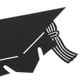 thumbnail image 4 of 50 Piezas Tarjetas de Graduación de Decoración de Graduación Yuyangstore Negro/Rojo/Azul Tarjeta de lugar de vidrio, 4 of 7