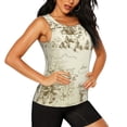 thumbnail image 2 of Daiia American Monuments Printed Womens Workout Tops for Women Quick-dry Tank Tops Mesh Yoga Shirts Athletic Running Tank Tops Sleeveless Gym Clothes-Medium, 2 of 7