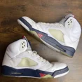 thumbnail image 5 of Ni - ke Air Jordan 5 Retro Olympic Independence Day Size 10 136027-103 White USA OG Rare, 5 of 5