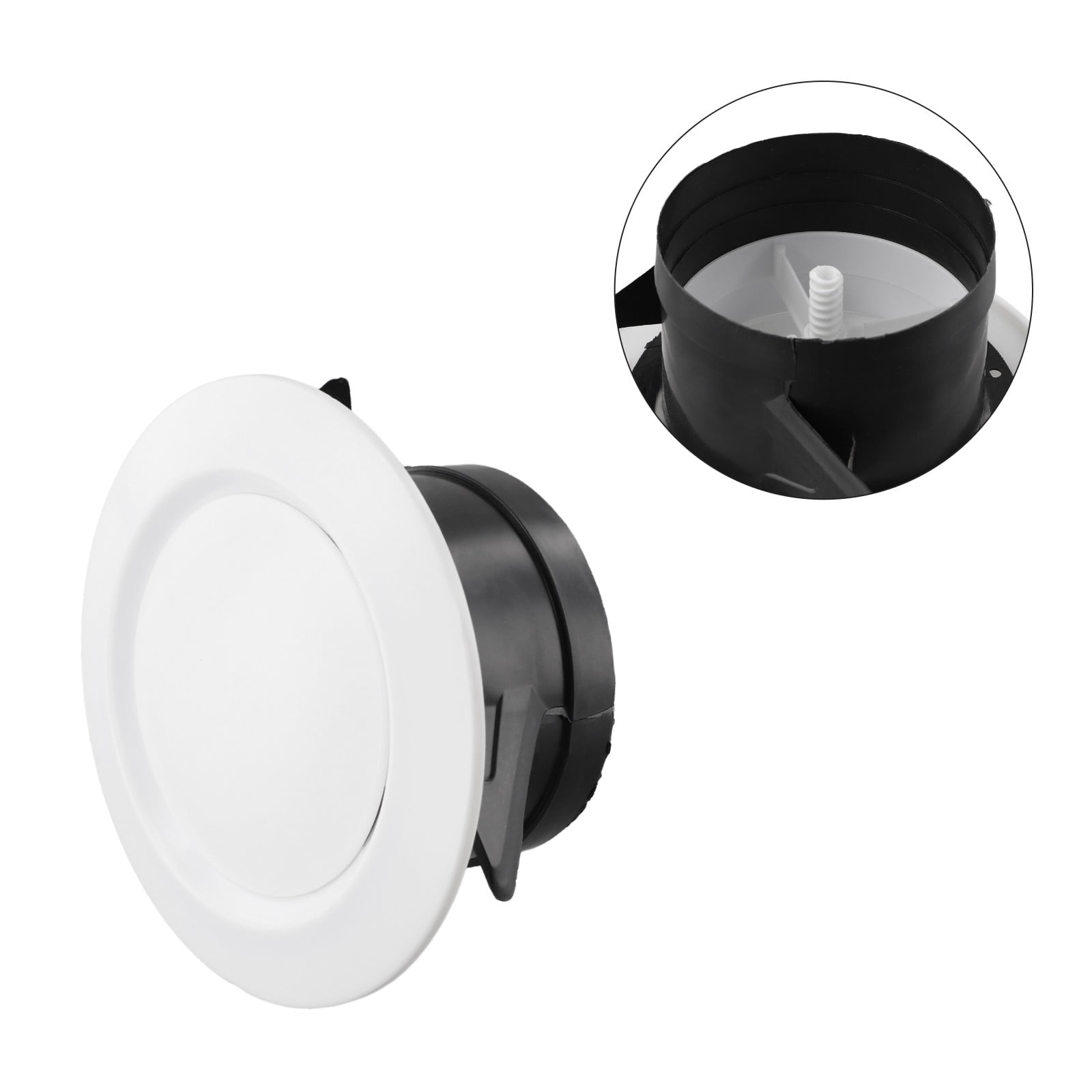Adjustable Air Vent Covers Round Ceiling Vent Bathroom Extractor Fan Vent Cover Ø100Mm