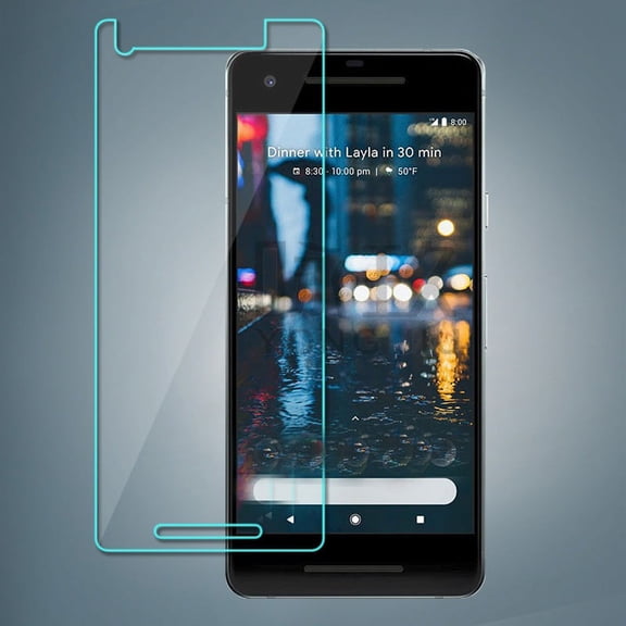 For Google Pixel 2 Screen Protector Tempered Glass - [2 Pack] HD Ultra Thin Full Coverage Screen Protector for Google Pixel 2 [Anti-Scratch] [Bubble Free]
