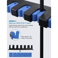thumbnail image 5 of Vertical Fishing Rod Rack - 6-Rod Storage Wall-Mounted Holder for Garage & Boat - Blue, 5 of 12