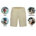 thumbnail image 7 of Little Donkey Andy Men's Hiking Cargo Shorts with 9 Pockets Lightweight Water-resistant Quick Dry Golf Travel Shorts Khaki XL, 7 of 7