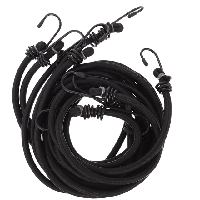 5pcs Motorbike Cinturones de carga Tensor Herramientas de unión Cordones elásticos con ganchos