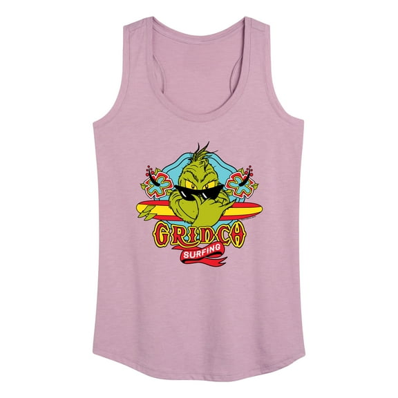 The Grinch - Surfing - Women's Racerback Tank Top