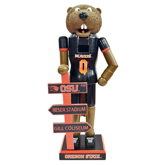 Oregon State Beavers 12" Mascot Nutcracker
