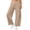 Khaki Sweatpants Women, variant on CFLVAEK Sweatpants Women Barrel Wide Leg Baggy Lounge Pants with Pockets Casual Elastic Waist Workout Sweat Pant Army Green L
