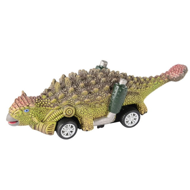 Coches de dinosaurio retráctil HUOGUO para niños de 3 a 9 años, 2 unidades
