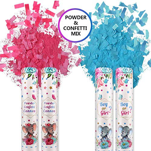 Confetti Push Pop Biodegradable Light Pink Butterfly Cannon Eco Friendly 1 to 25 