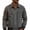 Gray, variant on Mens Plus Size Trucker Jacket Outdoor Vintage Washed Collared Full‑zip Long Sleeve Bomber Coat Sturdy Durable Soft Outer Shell Workwear Jacket