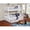 White, variant on Ashton 2-drawer Wood Twin Over Full Bunk Bed Navy Blue