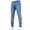 Blue, variant on DDAPJ pyju Jeans for Men Casual Business Skinny Jeans Solid Color Slim Fit Small Leg Jeans Luxe Performance Soft Blue Jeans