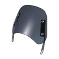 thumbnail image 1 of Parabrisas de motocicleta vintage de repuesto, accesorios resistentes, deflector de viento Gris, 1 of 9