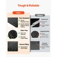thumbnail image 4 of VEVOR Sound Dampening Blankets, Soundproof Curtains with 80 x 48 in, Soundproof Blanket with Grommets, Studio Grommeted Blanket, for Window, Door, Light Blocker, Music Recording, Black, 4 of 9