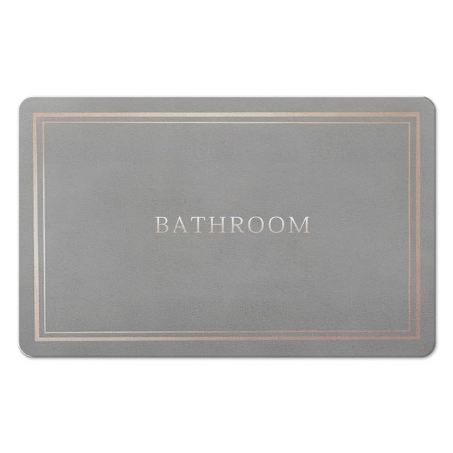 Luxurious, Quick-Drying Super Absorbent Bath Mat - Machine Washable, Non-Slip Bathroom Rug that's Easy to Clean (20x32 inch)