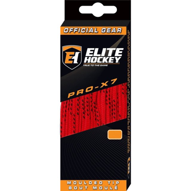 Elite Hockey Pro-X7 Cordones Para Patines (X7-Rojo 96")