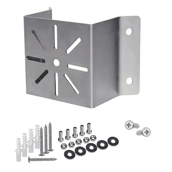 Sinyiin Universal Corner Mount for Security Camera, Solid Metal Mounting Corner Bracket Suitable for CCTV Cameras LED Light