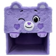 thumbnail image 4 of Care Bears: Storables 10" Box - Share Bear - Purple Character Themed Bin, Fabric Storage Container, Opening Top Lid, Holds Toys Books & More, Licensed, 4 of 7