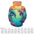 thumbnail image 2 of Dolphin Marine Life Men's Women New Sweatshirt Hoodie Men's Plus Size Sweatshirt Hooded Sweatshirt 3d Printed Street Men's Cloth, 2 of 6