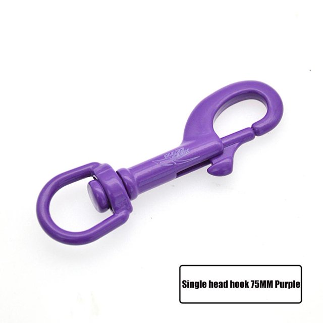 Bolt Snap Hook Caja fuerte duradera de acero inoxidable para deportes submarinos Púrpura