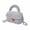 Light Gray, variant on TrendOFT Woven Shoulder Bags Commute Woven Bag Hand Knit Material Crossbody Shoulder Bag Lightweight Casual Daily Handbag Black One Size