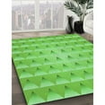 thumbnail image 2 of Ahgly Company Indoor Rectangle Patterned Emerald Green Area Rugs, 7' x 10', 2 of 6