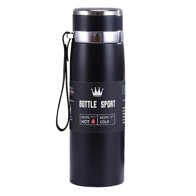 Frasco para Exteriores Doble Aislamiento Al Botella Térmica Aislada 1000ml Gran Capacidad Acero Inoxidable Té