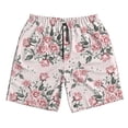 thumbnail image 5 of Goofa Rose Flowers Printed Mens Swim Trunks Summer Quick Dry Short Beach Swimwear Bathing Suits-3X-Large, 5 of 9