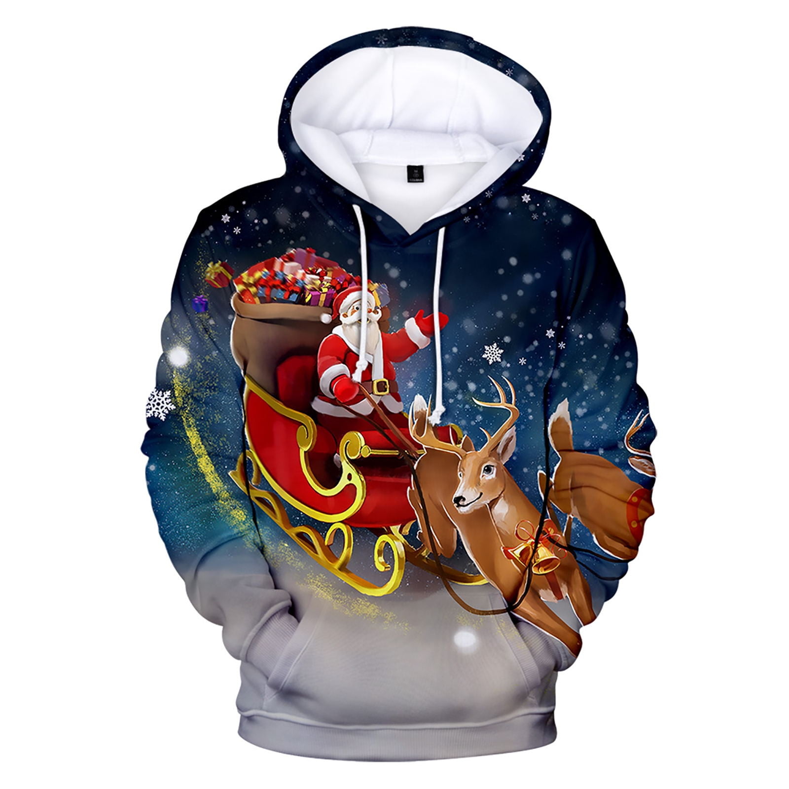 Hoodies for Men, Mens Hoodies Couples Christmas 3D Digital Christmas