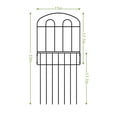 thumbnail image 4 of 33 in H Decorative Garden Fence Metal Fence Border No Dig Fence set of 15, 4 of 5