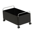 thumbnail image 3 of Carrito rodante con ruedas, práctico y que ahorra espacio, estante de almacenamiento de gran capacidad para juguetes. Negro L, 3 of 9