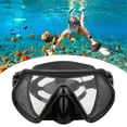 thumbnail image 1 of Máscara De Buceo, Lente De Vidrio Templado Con Falda De Silicona Vista Amplia Gafas De Natación Adultos Cómodo Y Seguro Para Deportes Acuáticos Al Aire Libre, 1 of 7