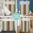 thumbnail image 5 of No Hook Shower Curtain with Snap in Liner,Farm Sage Green Wood Board Waterproof Bath Curtain with See Through Top Window,Farmhouse Wooden Grain Shower Curtains for Bathroom Decor,36x72in, 5 of 9