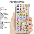 thumbnail image 3 of CoverON Phone Design For Samsung Galaxy S22 Ultra Case, Clear Flexible Soft Rubber Slim TPU Cover, Flower Garden, 3 of 8