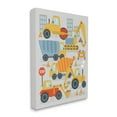 thumbnail image 3 of Stupell Industries Construction Vehicles Bulldozing Buildings Traffic Cones Illustration Canvas Wall Art, 36 x 48, Design by Lisa Perry Whitebutton, 3 of 5