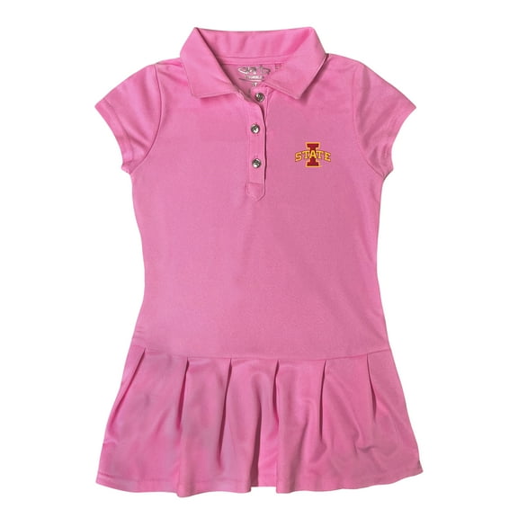 Girls Toddler Garb Pink Iowa State Cyclones Caroline Polo Dress