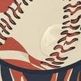 thumbnail image 4 of Yayeee Shower Curtain with Hooks 72"x72" Waterproof Fabric Bathroom Hanging Decor, Baseball Pattern, 4 of 5