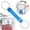 Blue, variant on Luggage Straps for Suitcases Blue 2-in-1 Travel Belt Add A Bag Adjustable Luggage Strap Over Handle Carry On Bag Suitcase Belt Trolley Sleeve Compatible Travel Accessories 1 Pack