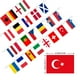 thumbnail image 3 of Banderines Del Campeonato Europeo De Fútbol 2025 Banderines Con Banderas Europeas Banderines Del Campeonato De Fútbol 2025 Con Las Banderas De Los 24 Equipos Participantes Para Decorar Jardines, Bar, 3 of 8