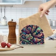 thumbnail image 6 of Paisley Flowers Leaves Napkin Holders for Tables Napkin Stand Paper Holder Organizer Tabletop Tissue Box Dispenser, 6 of 8