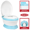 thumbnail image 3 of Baño Entrenador para Niños con Asiento Acolchado Antideslizante Diseño Realista - Azul, 3 of 6