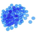 thumbnail image 4 of 500/paquete de contadores de colores perfke Transparentes Fichas de Bingo Azul, 4 of 8